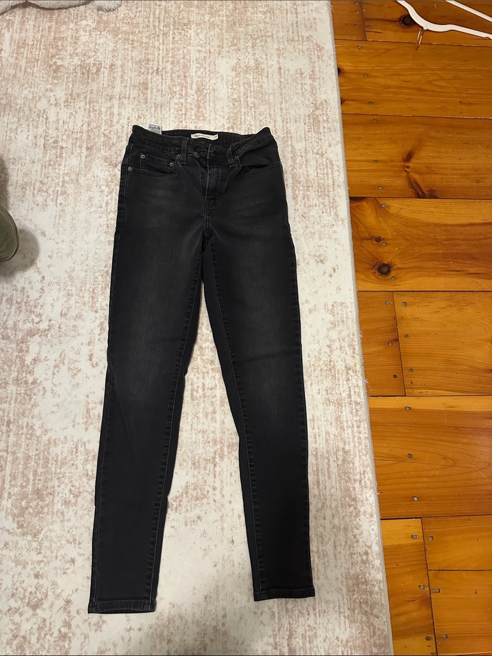 Levi's Women's Washed Black Skinny Jeans